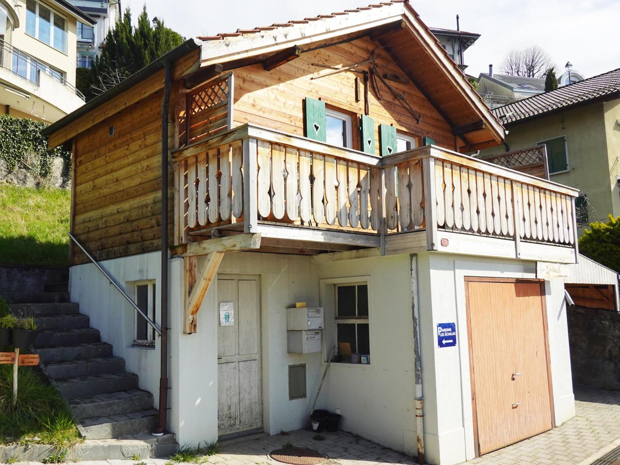"Les Echalas" Chalet Independant Avec Cuisine En Lavaux Unesco Chexbres Εξωτερικό φωτογραφία